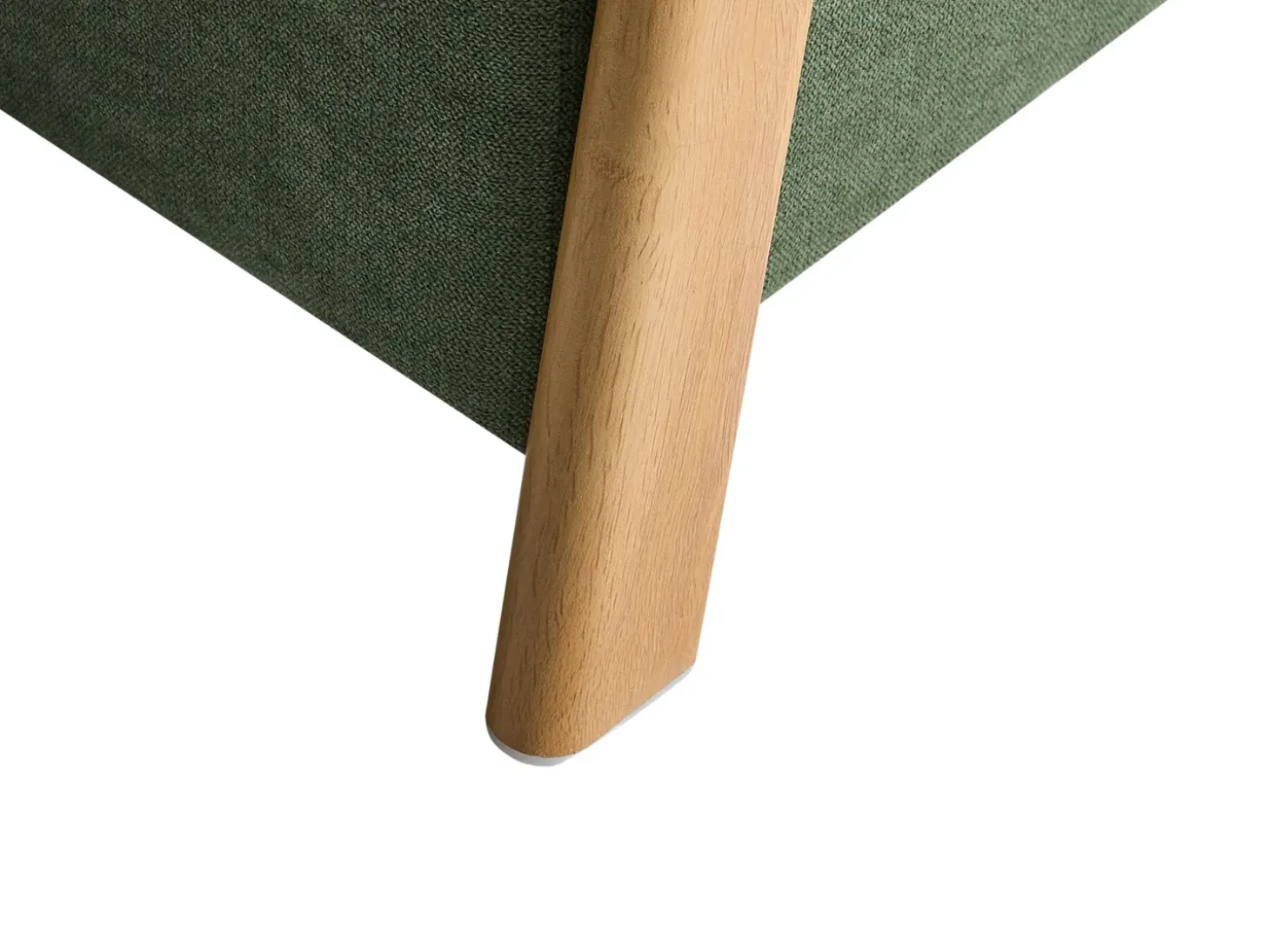 Puf med opbevaring EDLAND 45 cm 43 cm Grøn