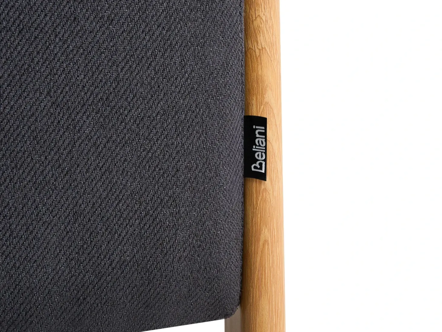 Puf med opbevaring EDLAND 45 cm 43 cm Sort
