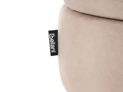 Puf med opbevaring ELGIN Velour Brungrå
