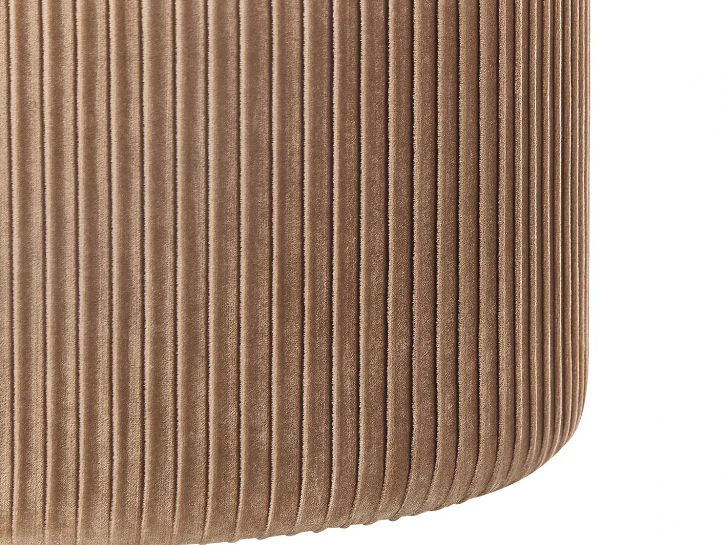 Puf med opbevaring RICHLAND Velour Beige