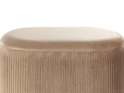 Puf med opbevaring RICHLAND Velour Beige