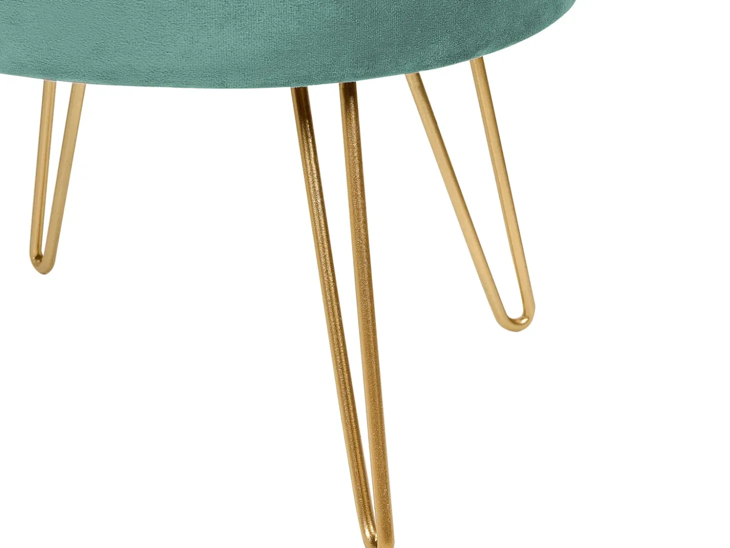 Puf med opbevaring SILAS Velour Mintgrøn