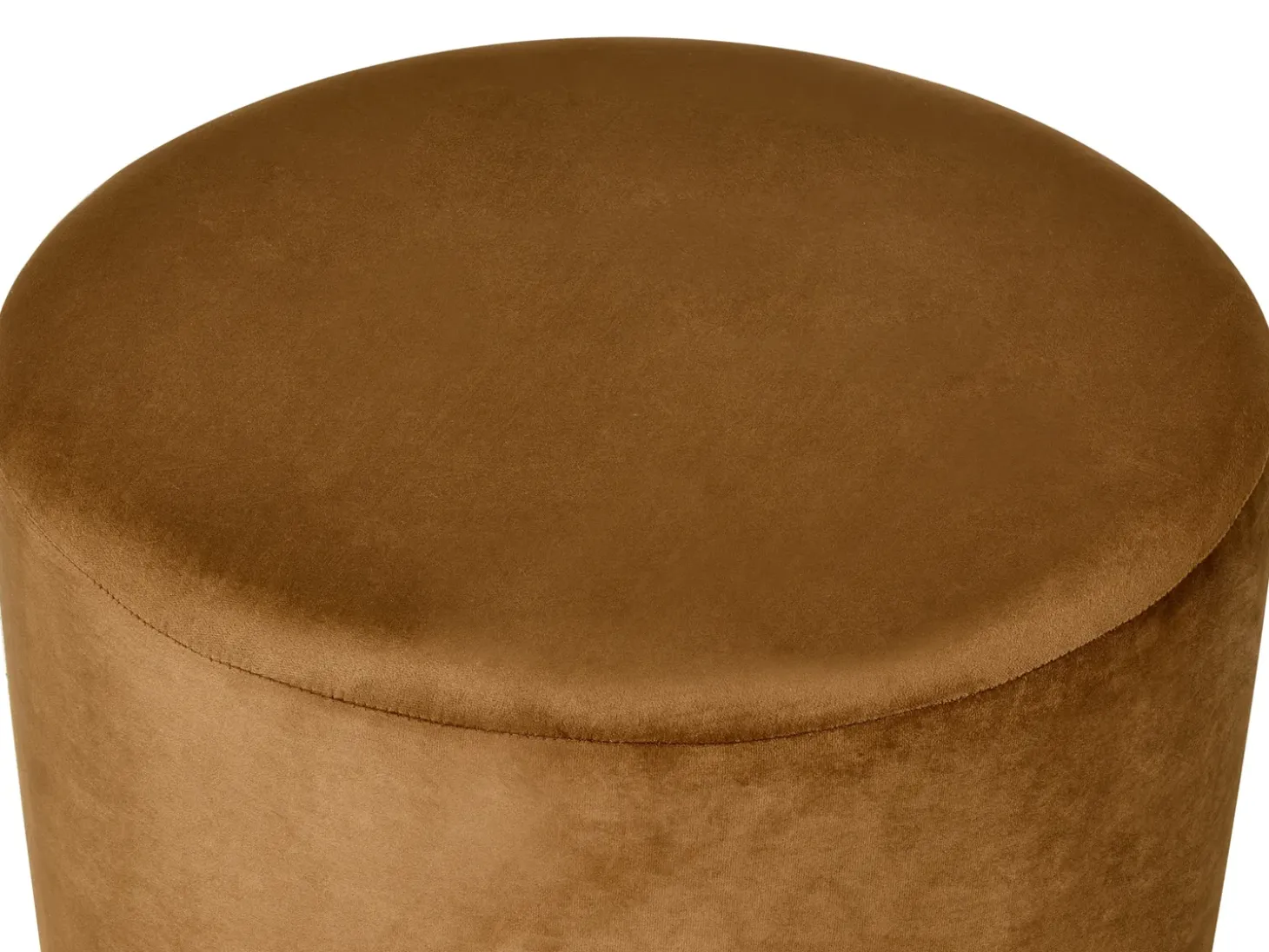 Puf MILLEN Velour Guldbrun