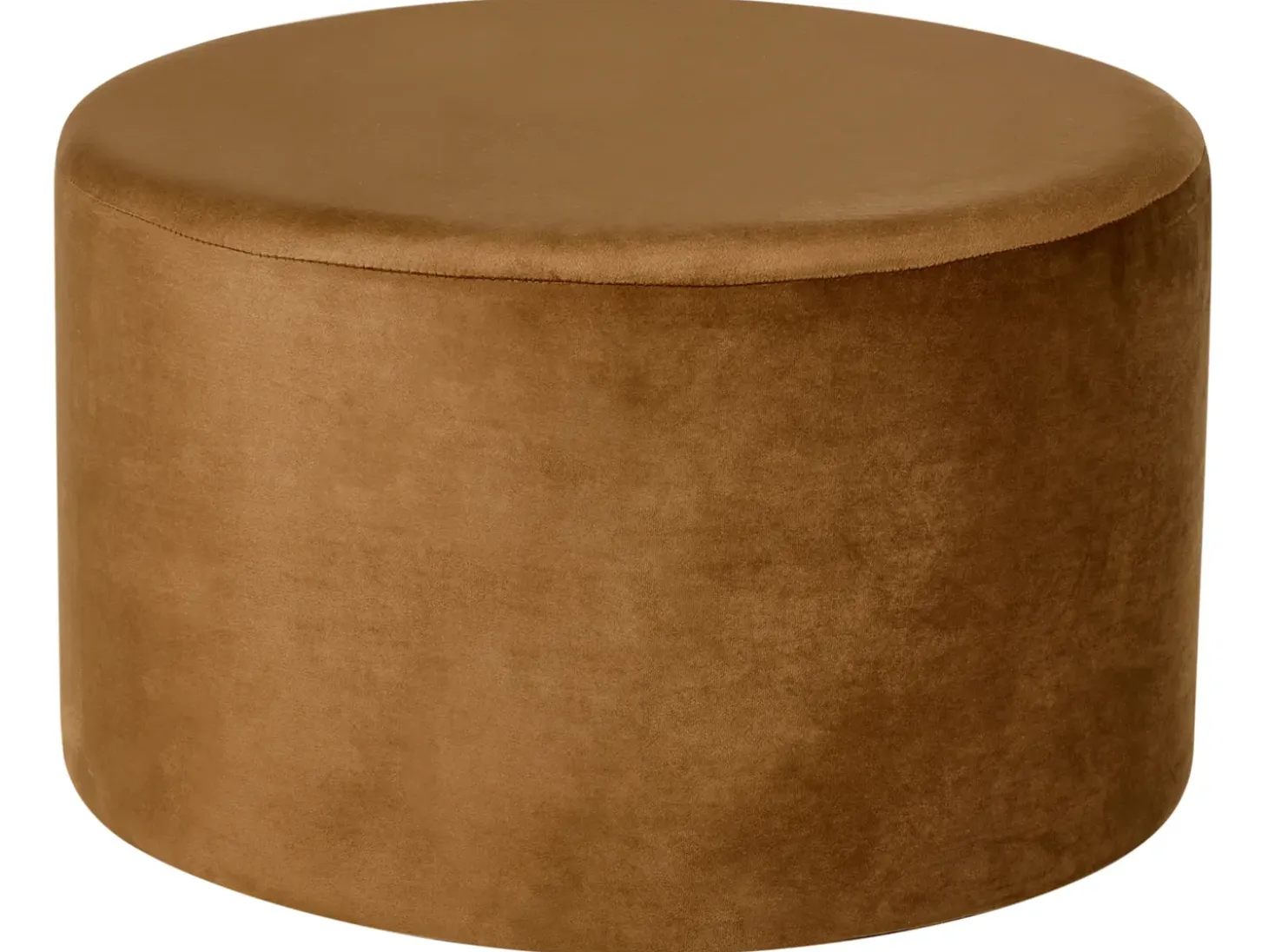 Puf MILLEN Velour Guldbrun