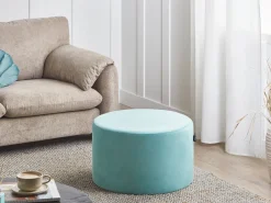 Puf MILLEN Velour Mintgrøn