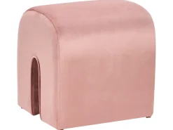 Puf MODOC Velour Lyserød