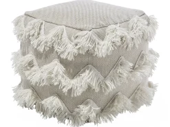 Puf NASHIK Bomuld Beige
