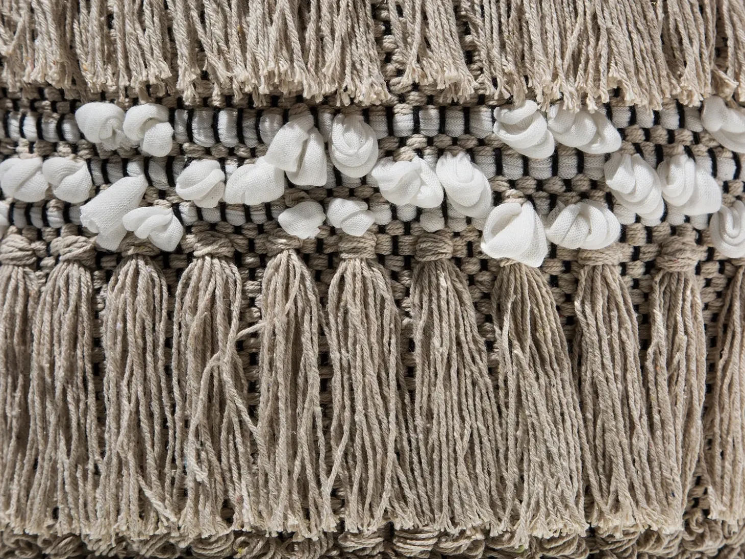 Puf NOIDA Bomuld Beige