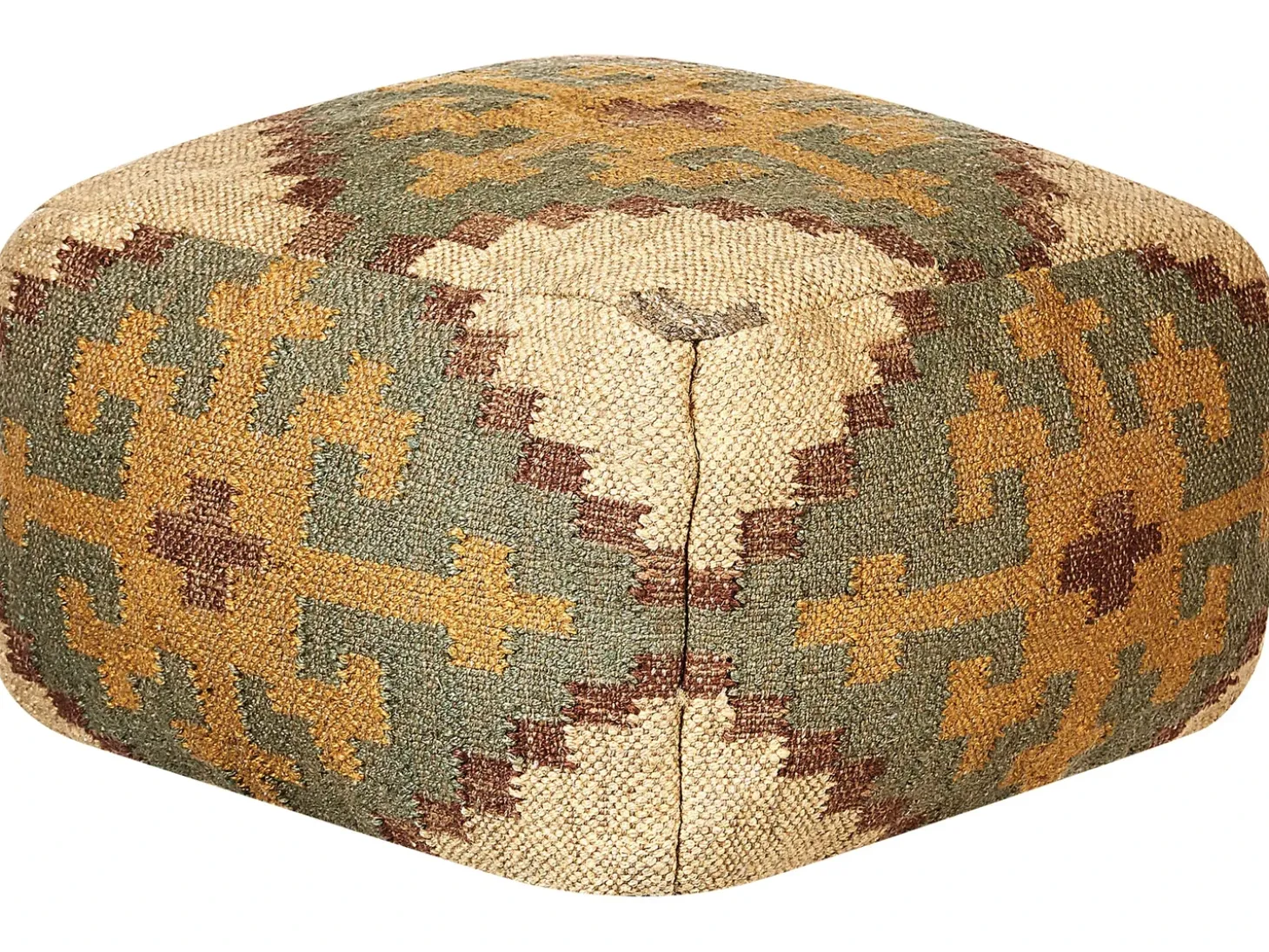 Puf SARON Jute Multifarvet