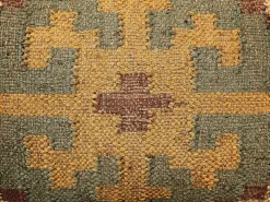 Puf SARON Jute Multifarvet