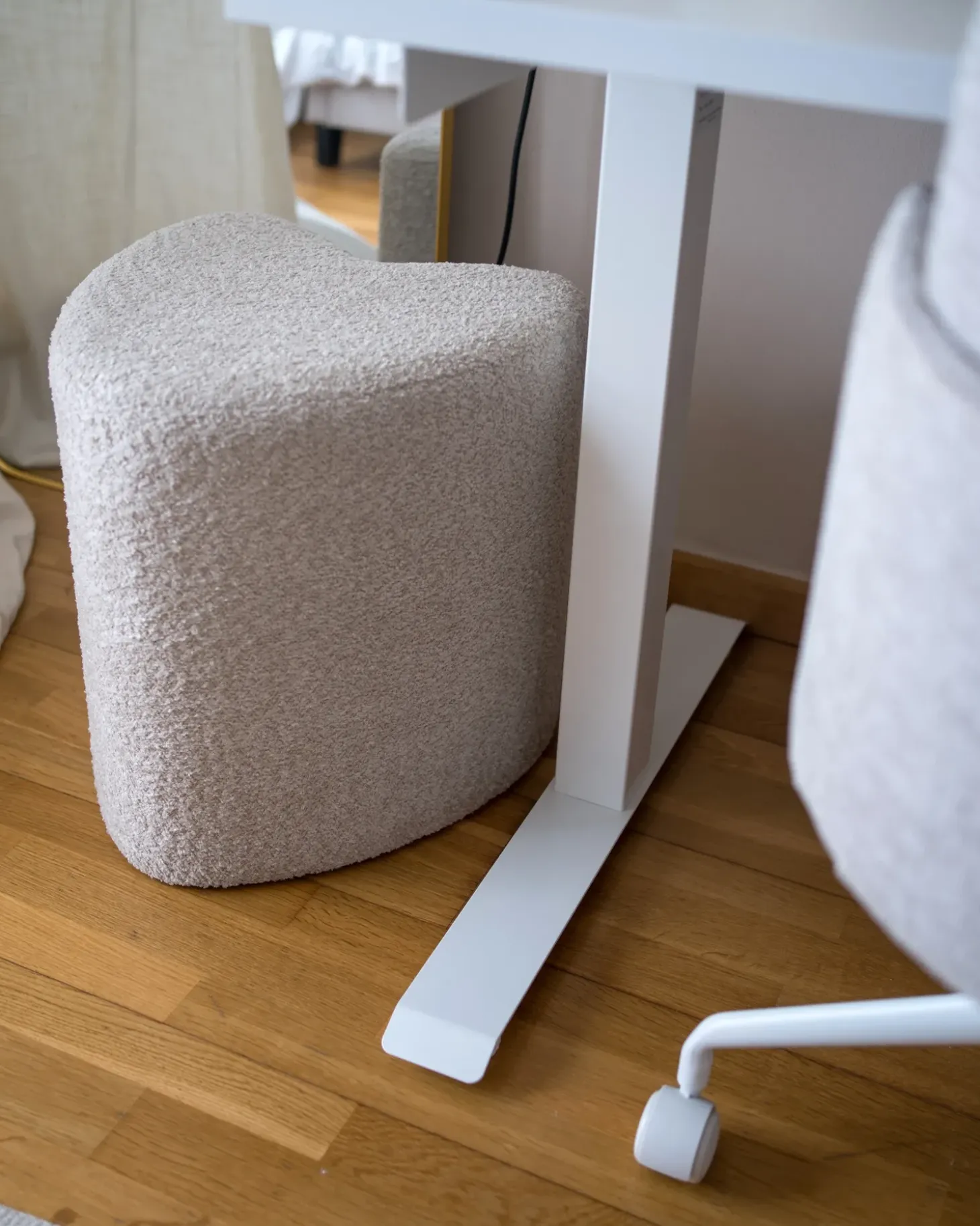 Puf SCOTIA Chenille Beige