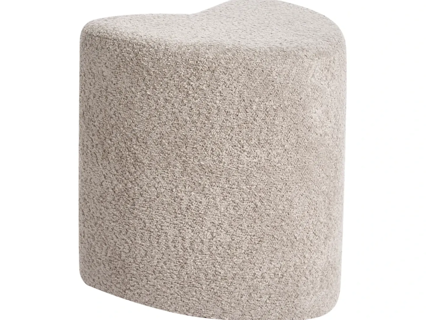 Puf SCOTIA Chenille Lysebrun
