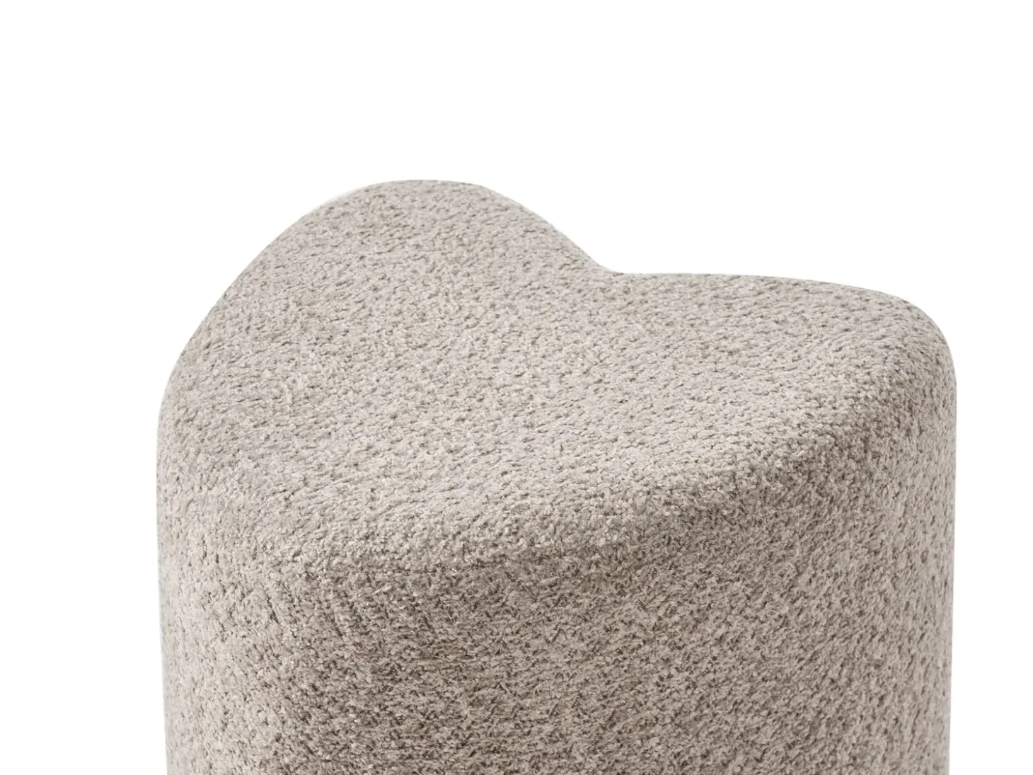Puf SCOTIA Chenille Lysebrun