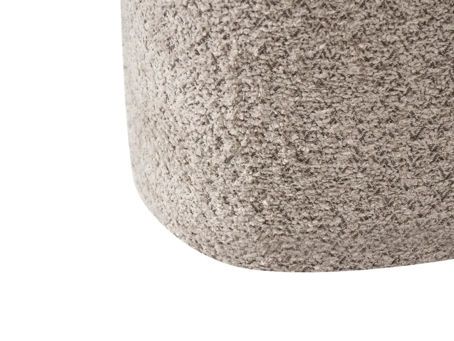 Puf SCOTIA Chenille Lysebrun
