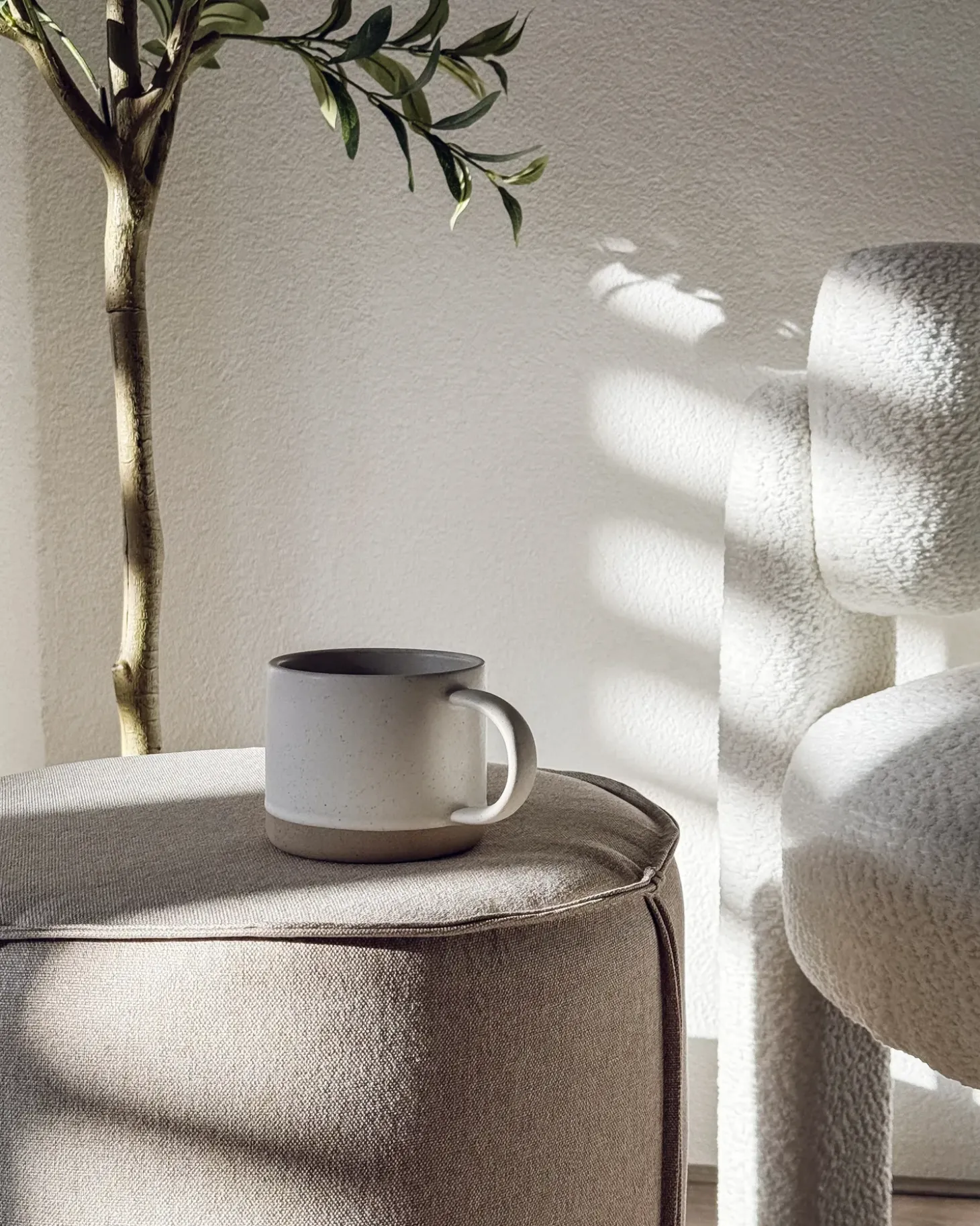 Puf SEDONA Kunstlinned Beige