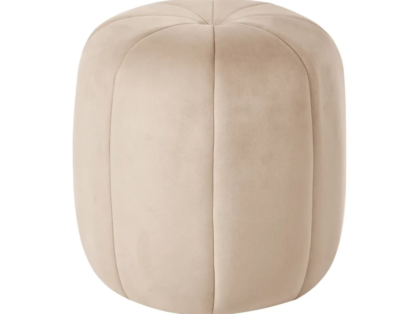 Puf SELBY Velour Beige