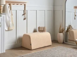 Puf SINCLAIR Boucle Beige