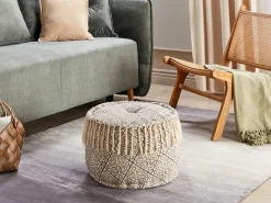 Puf SONATI Bomuld Beige