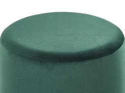 Puf SOPHIA Velour Mørkegrøn