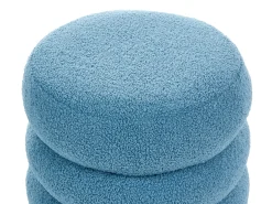 Puf SUMPTER Boucle Blå