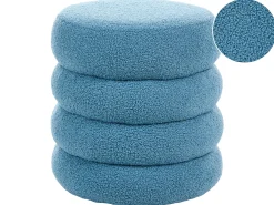 Puf SUMPTER Boucle Blå