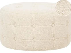 Puf TAMPA Boucle Beige