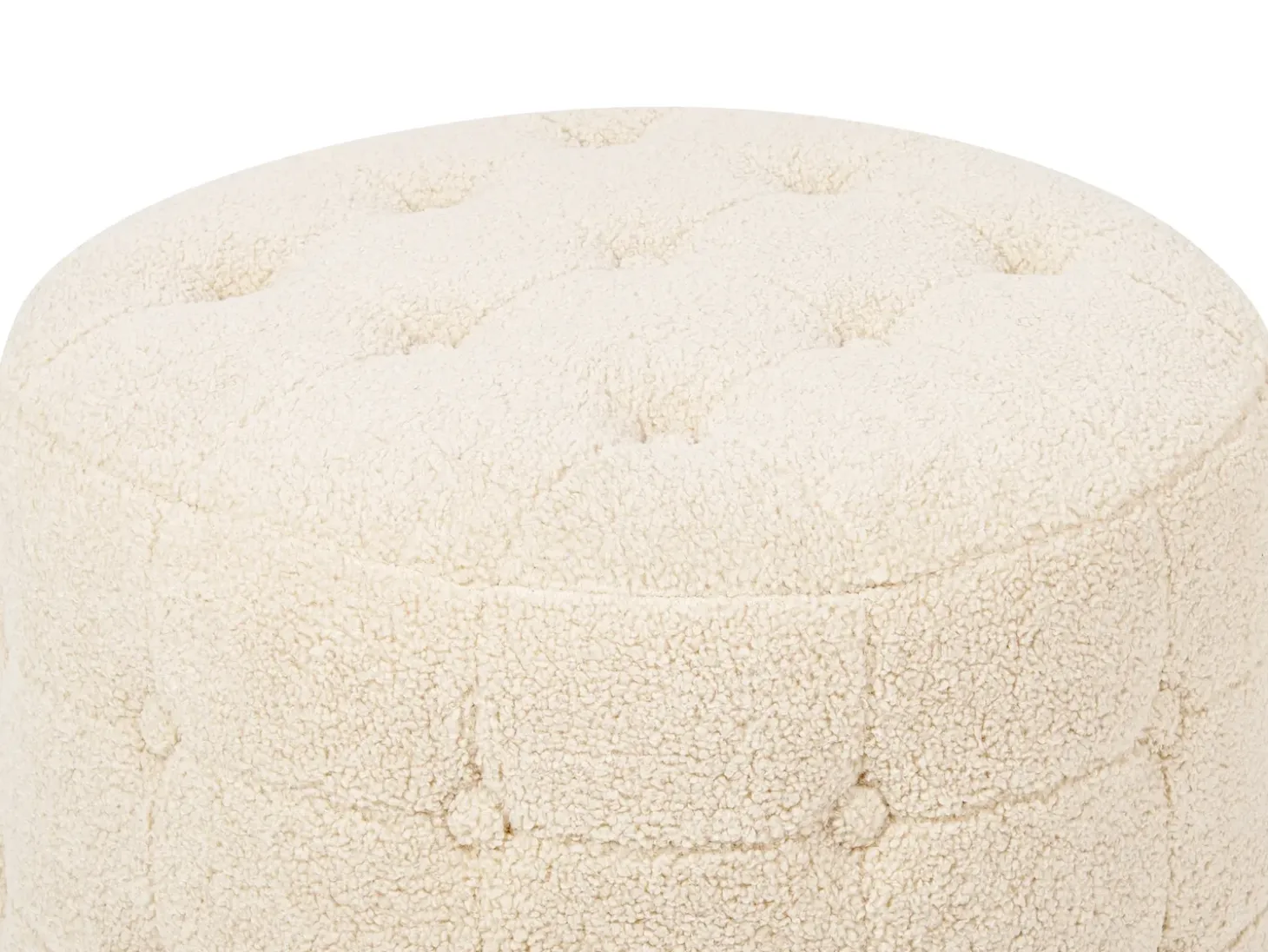 Puf TAMPA Boucle Beige