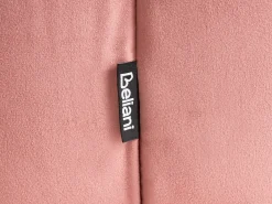 Puf TAPPEN Velour Lyserød