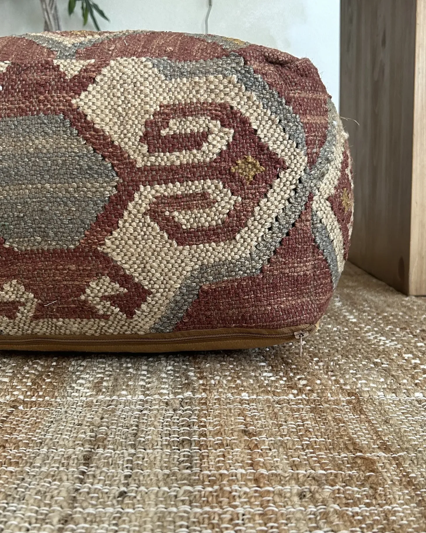 Puf URPAD Jute Multifarvet