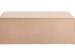 Puf VINITA Fløjl Beige