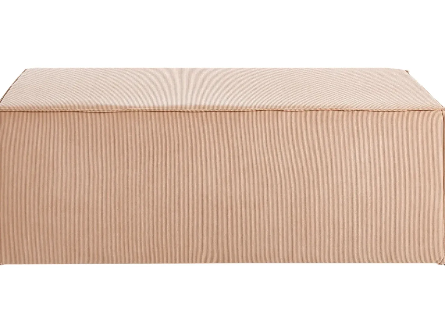 Puf VINITA Fløjl Beige