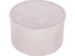 Puf ZIKRIA Velour Lys Beige