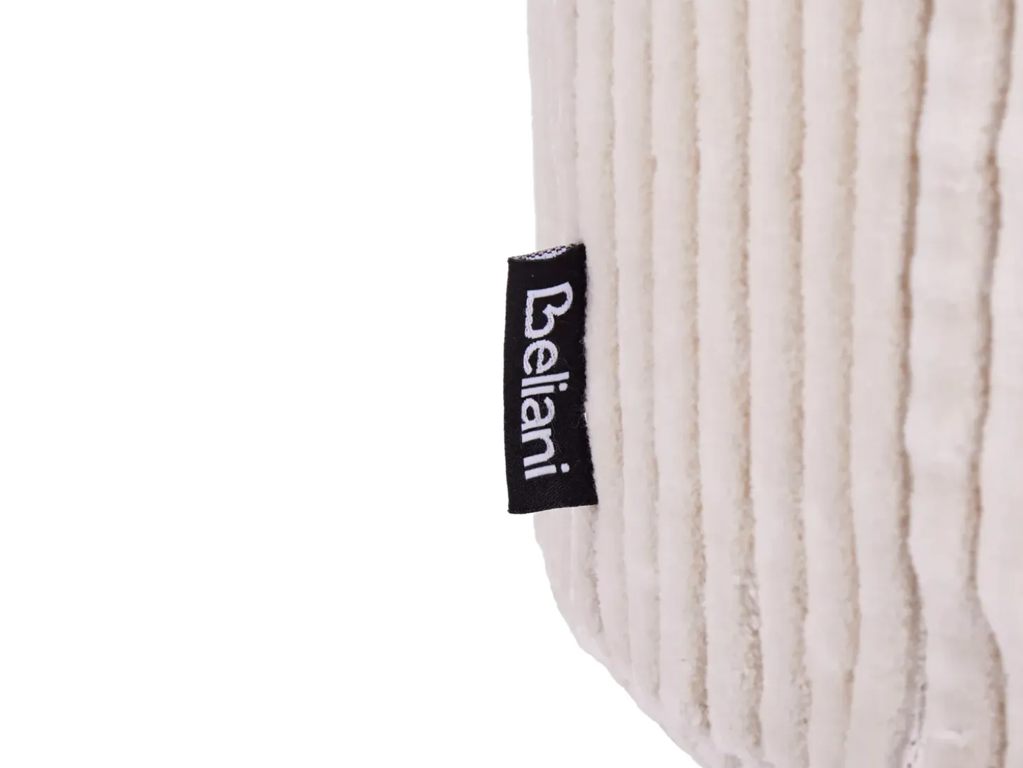Puf ZIKRIA Velour Lys Beige