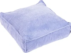 Puf ALLOZAI Velour Lysviolet