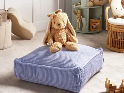 Puf ALLOZAI Velour Lysviolet