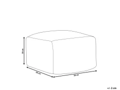 Puf BODLA Syntetisk materiale Beige