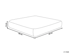Puf MAPLE Bomuld Multifarvet