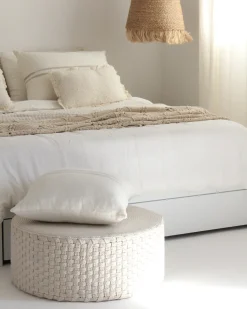 Puf MITHI Lys Beige