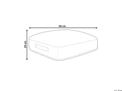 Puf SETTAT Bomuld Sort