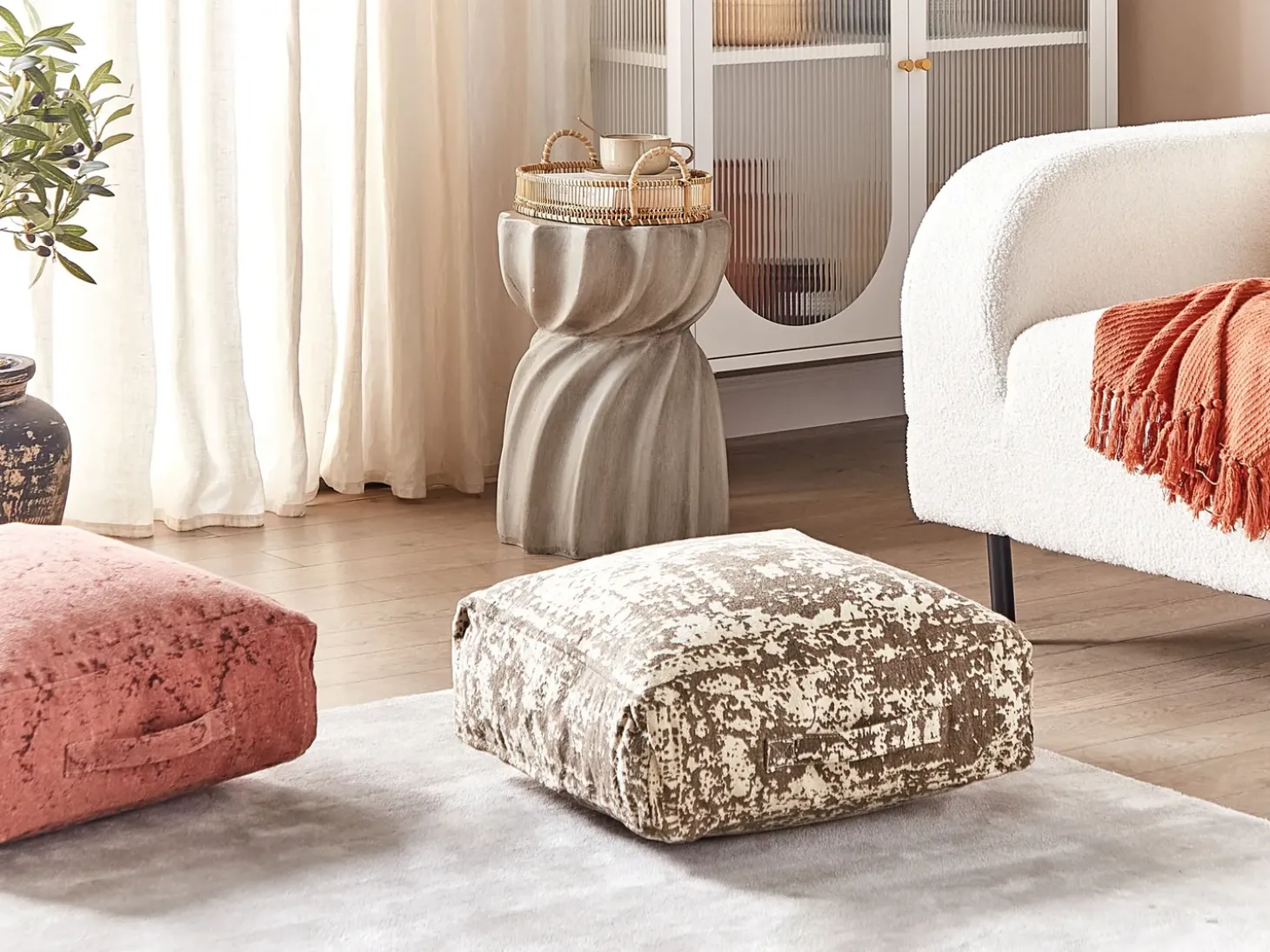 Puf SHASA Bomuld Beige