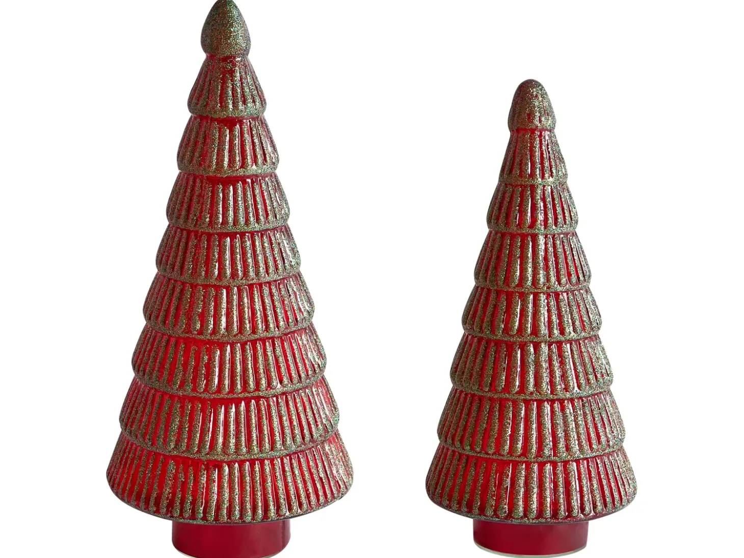 PURUVESI Juletræ 31/36 cm Rood/groen