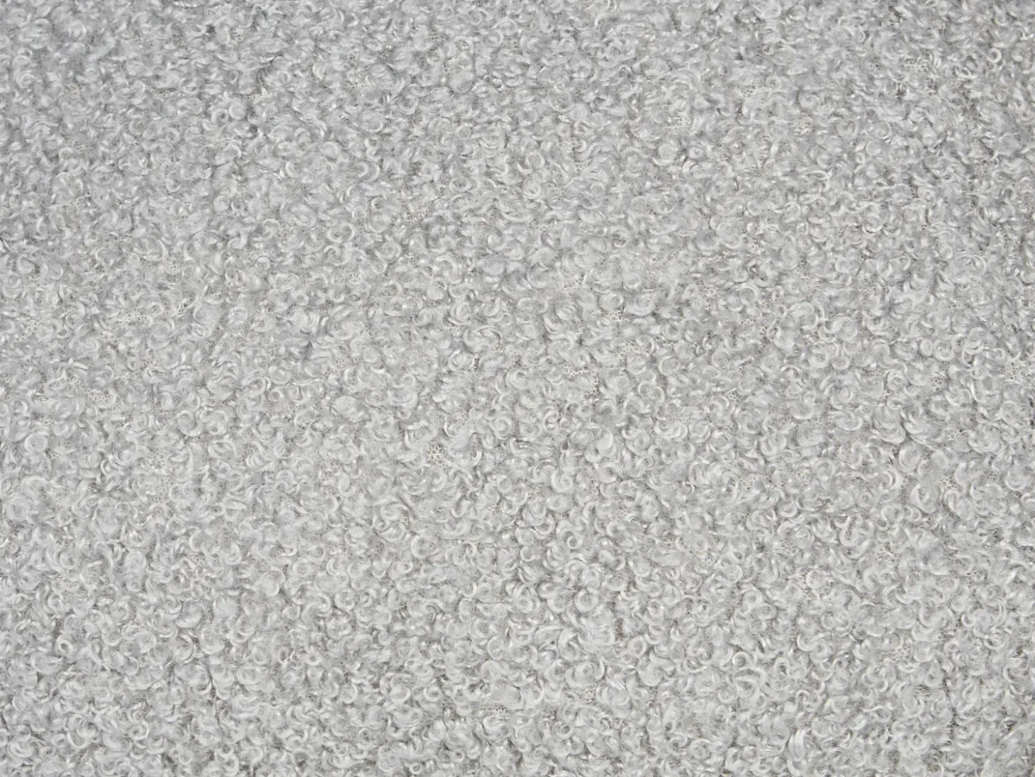 Pyntepude ANGELONIA Boucle 45 x 45 cm Grå Ensfarvet