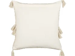 Pyntepude AVIUM Bomuld 45 x 45 cm Lys Beige Geometrisk mønster