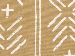 Pyntepude BANYAN Bomuld 45 x 45 cm Sand Beige Geometrisk mønster