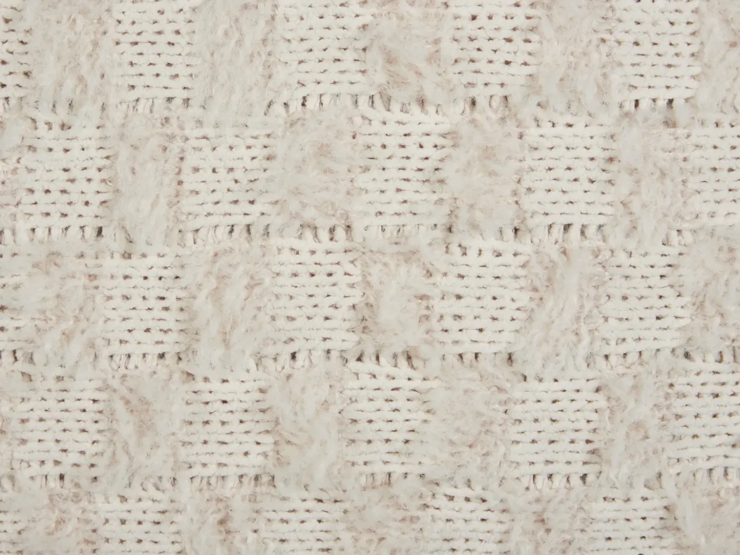 Pyntepude BASALIM 45 x 45 cm Beige Ensfarvet