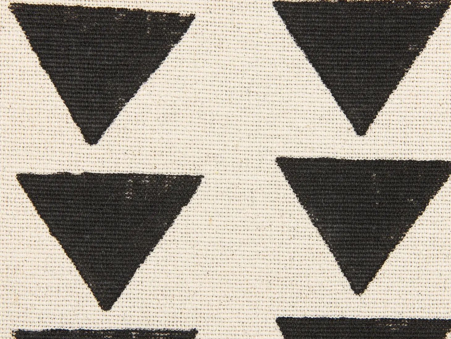 Pyntepude CERCIS Bomuld 45 x 45 cm Beige Geometrisk mønster