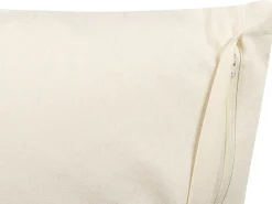 Pyntepude CERCIS Bomuld 45 x 45 cm Beige Geometrisk mønster