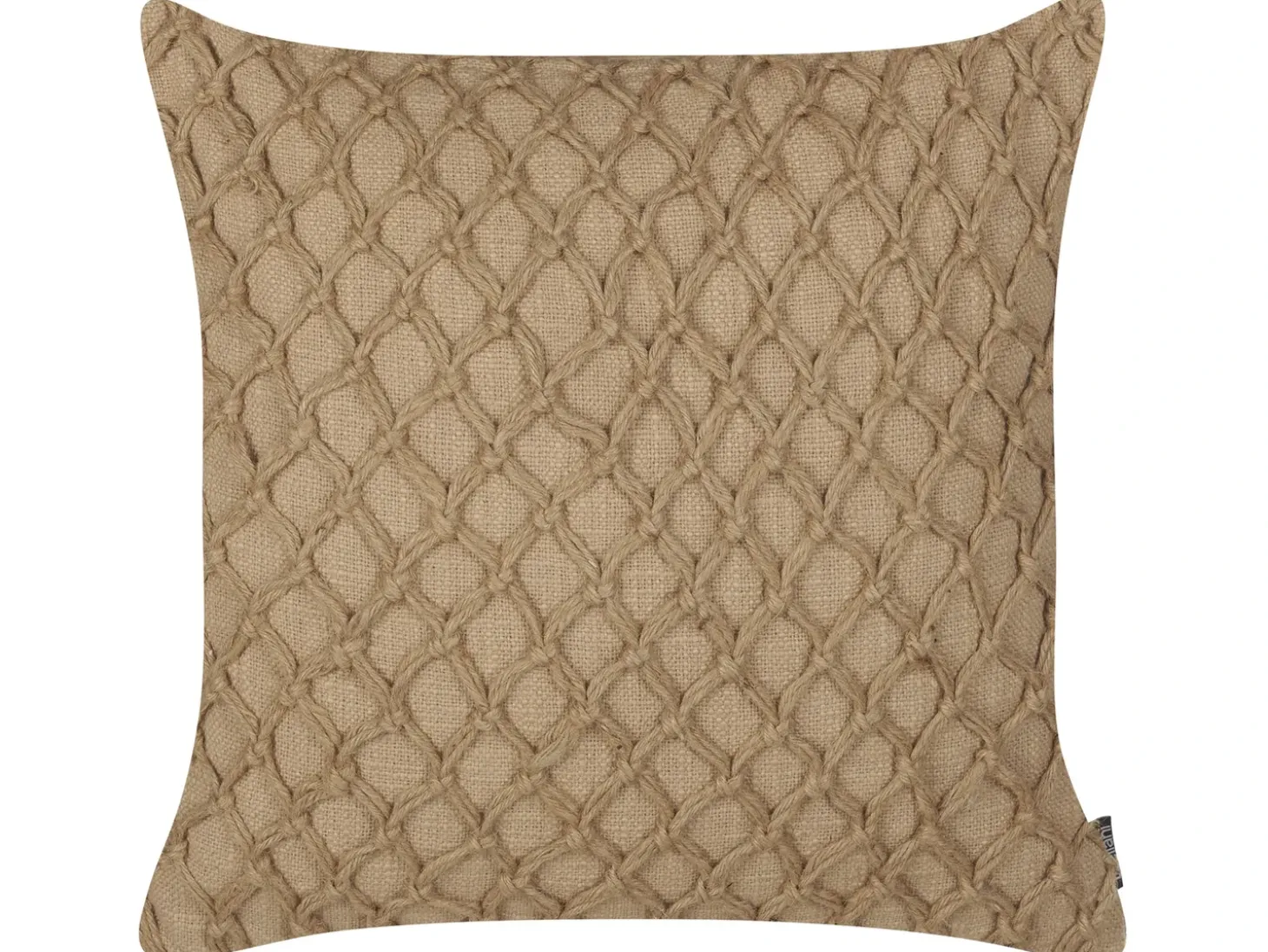 Pyntepude COLLOMIA Boucle 45 x 45 cm Beige Geometrisk mønster