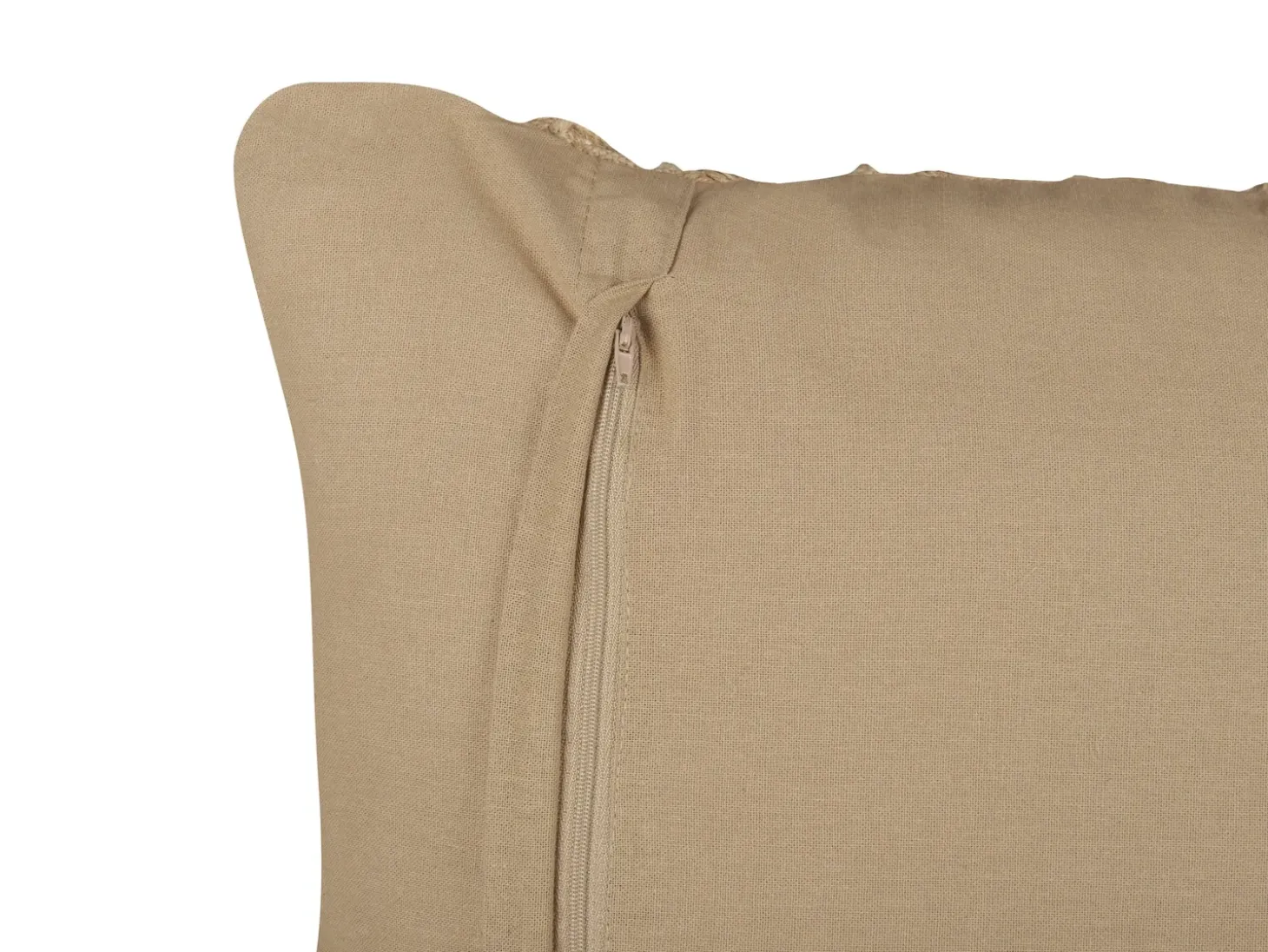 Pyntepude COLLOMIA Boucle 45 x 45 cm Beige Geometrisk mønster