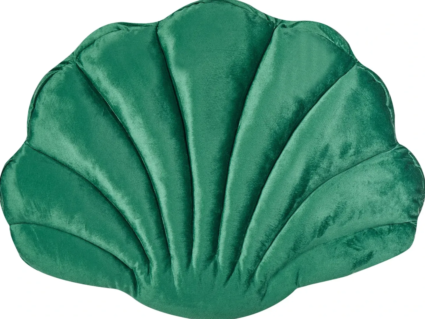 Pyntepude CONSOLIDA Velour 47 x 35 cm Smaragdgrøn Ensfarvet
